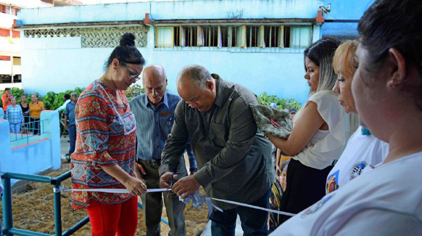 Inauguración de casita infantil en la Universidad de Camagüey