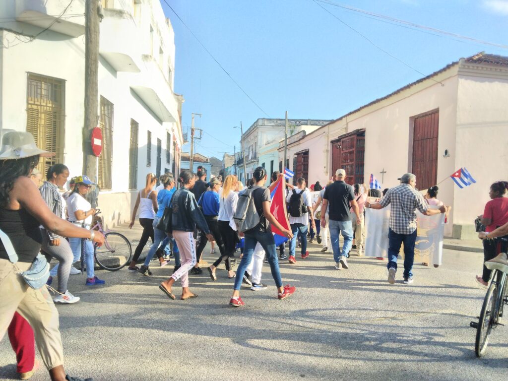 Desfile de trabajadores camagüeyanos