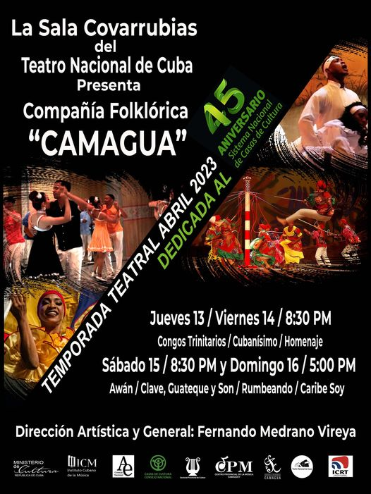 La Compañía Folklórica Camagua realizará una temporada de presentaciones en La Habana