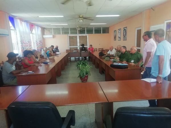 Visita Camagüey Estado Mayor Nacional de la Defensa Civil