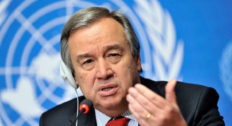 Secretario general de Naciones Unidas, António Guterres