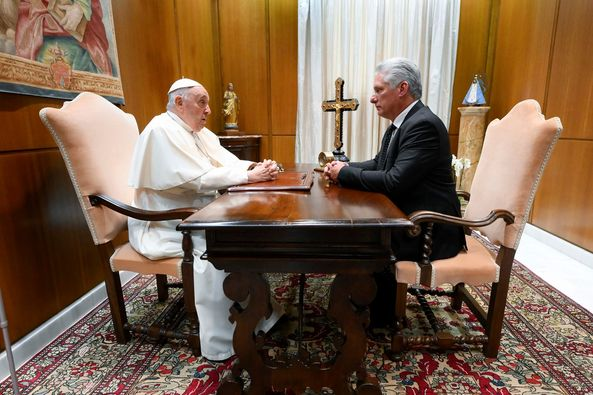 Sostienen encuentro Díaz-Canel y el Papa Francisco en el Vaticano