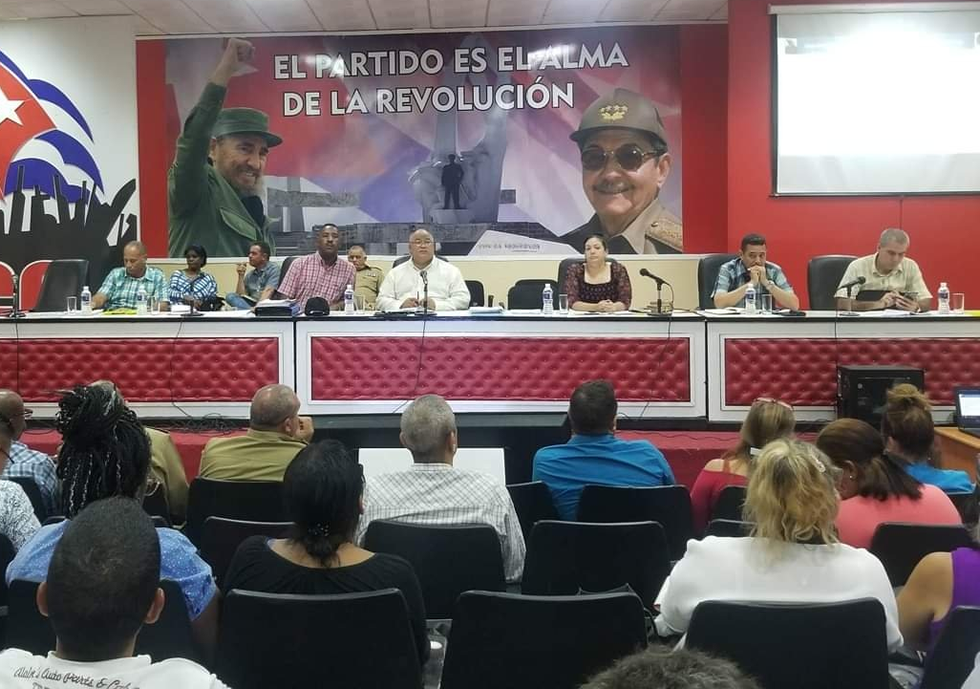 Pleno del Partido Comunista de Cuba en Camagüey