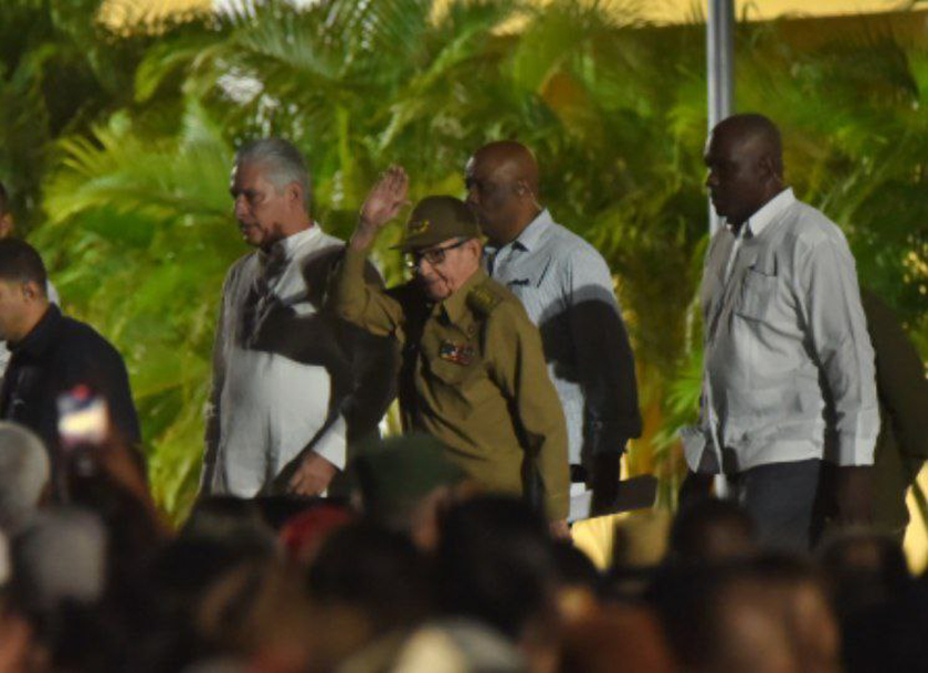 Preside Raúl Castro acto central por aniversario 70 del Moncada