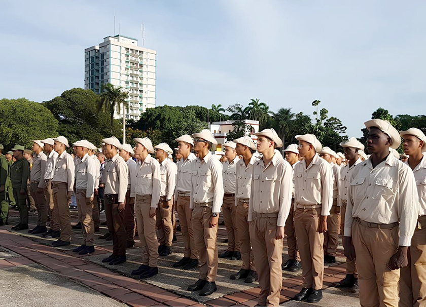 Celebra Cuba fundación del Ejército Juvenil del Trabajo 