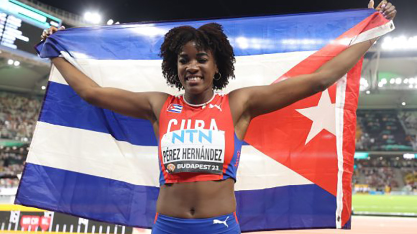 Atletismo: bronce mundial de cubana Leyanis Pérez en Budapest 