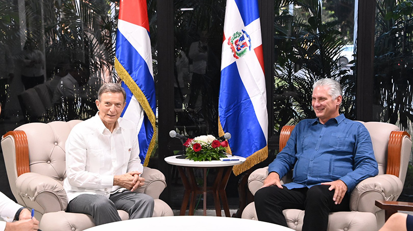 Recibió Díaz-Canel a Canciller de República Dominicana