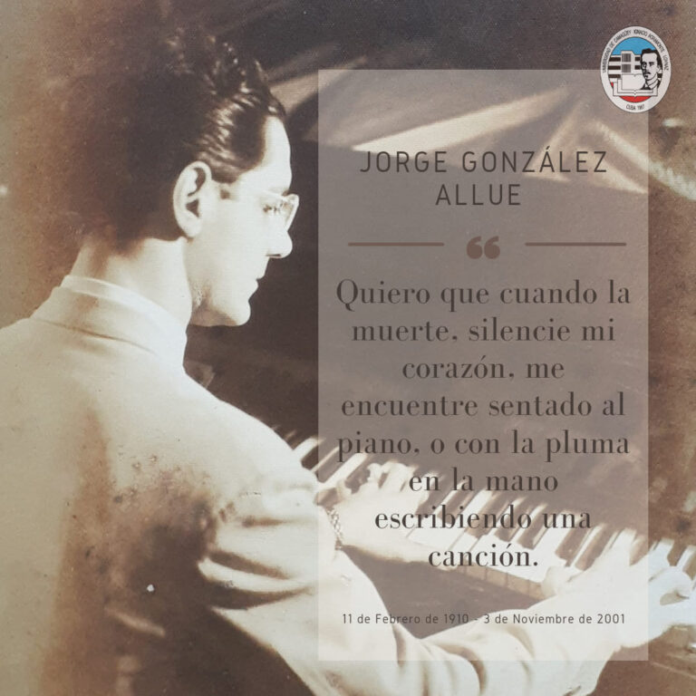 Jorge González Allué, the last of the greats