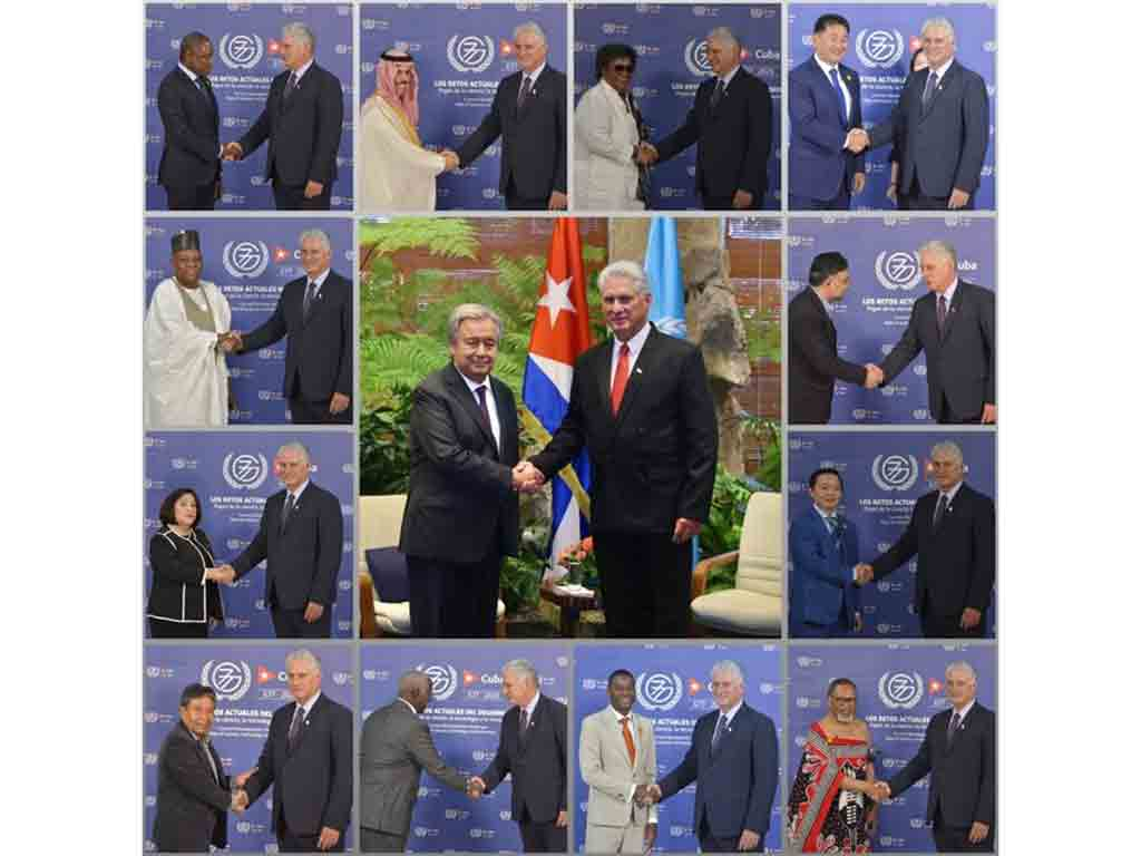Eliminen bloqueo contra Cuba, reclamo en Cumbre del G77 y China