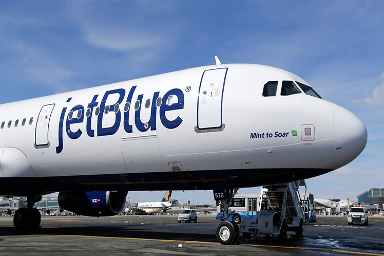 Aerolínea estadounidense Jet Blue suspenderá vuelos a Cuba