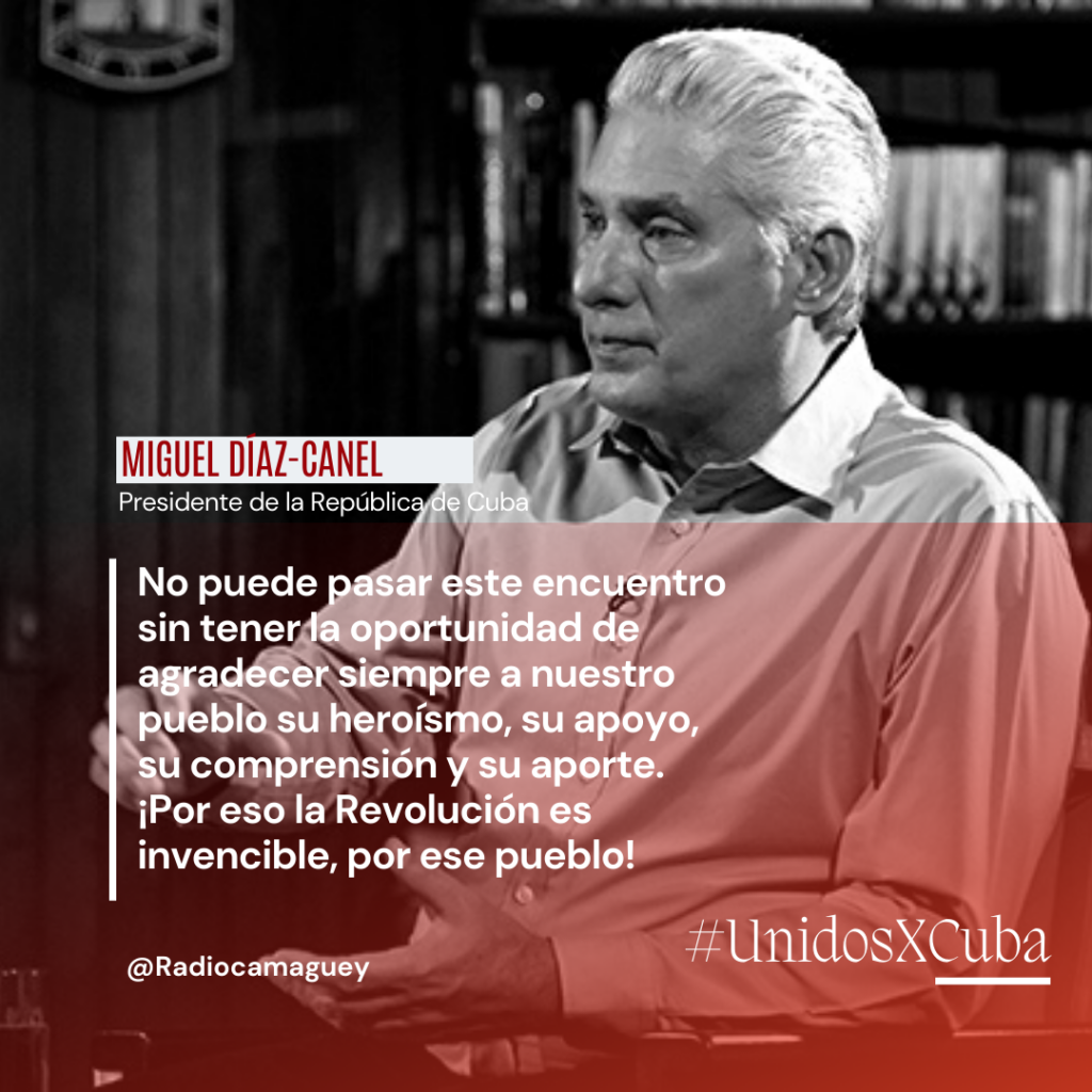 Diálogo del Primer Secretario del Partido y Presidente de la República, Miguel Díaz Canel Bermúdez, con la periodista Arleen Rodríguez Derivet