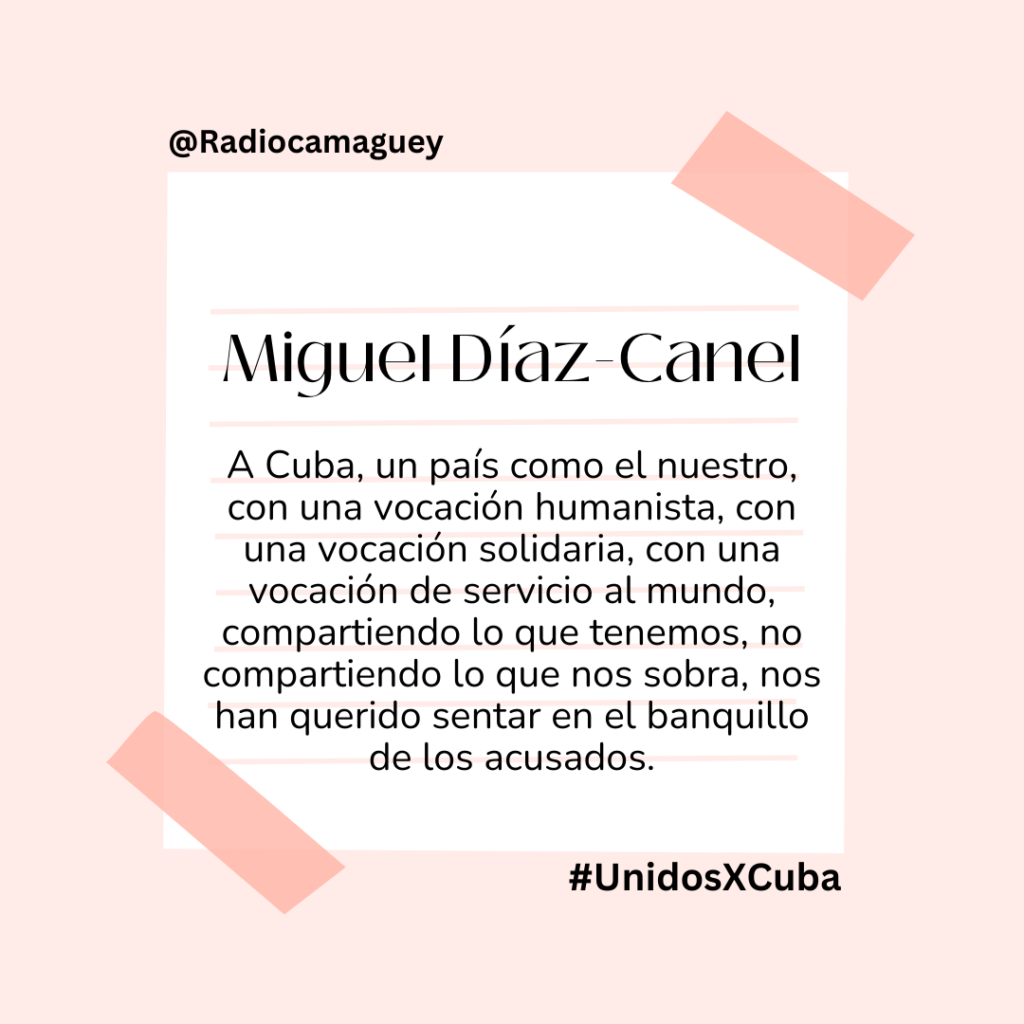 Diálogo del Primer Secretario del Partido y Presidente de la República, Miguel Díaz Canel Bermúdez, con la periodista Arleen Rodríguez Derivet