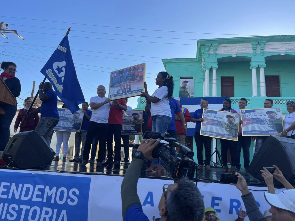 The municipality of Camagüey commemorate in Camagüey the 65th Anniversary of the Triumph of the Revolution