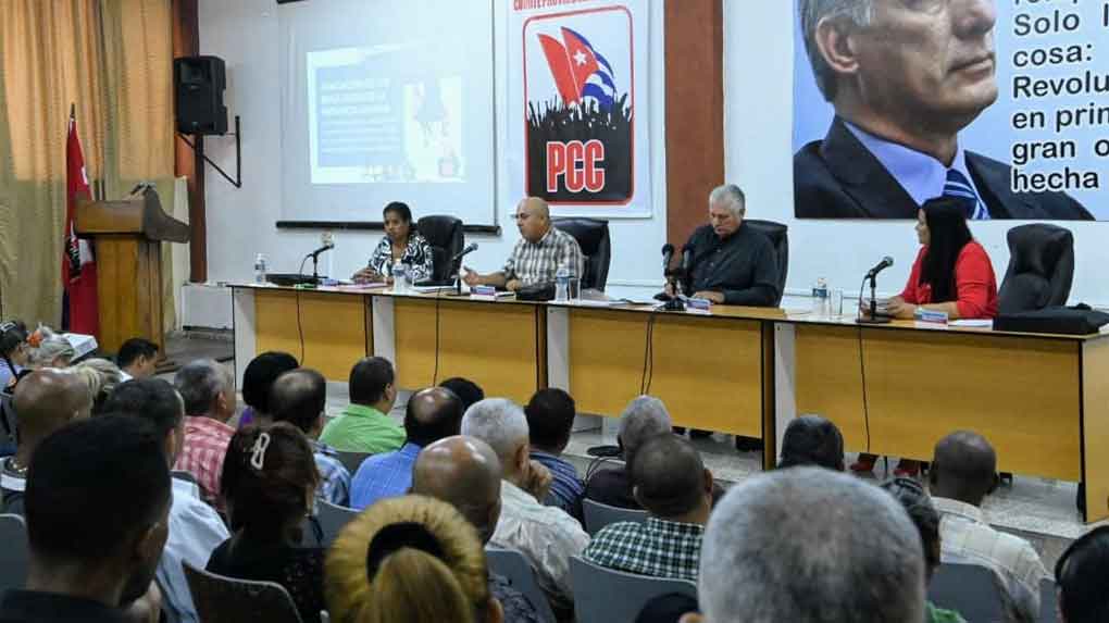 Encabeza Díaz-Canel pleno partidista en provincia oriental de Cuba