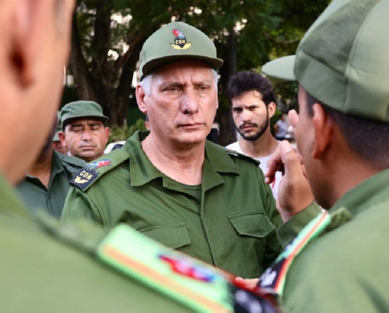 Díaz-Canel: Cuba está de pie, unida y recuperándose