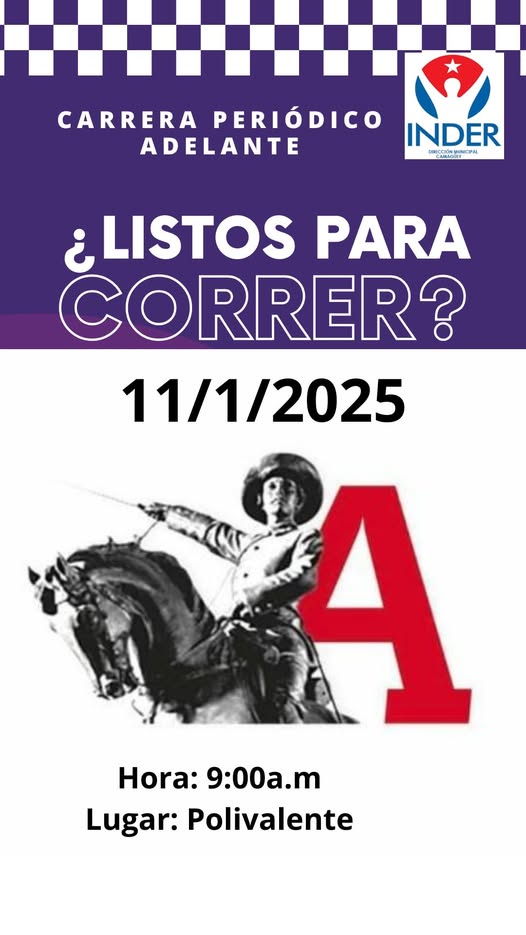 Invita semanario Adelante de Camagüey a carrera popular